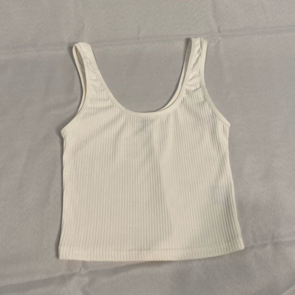 Basic white tank top
